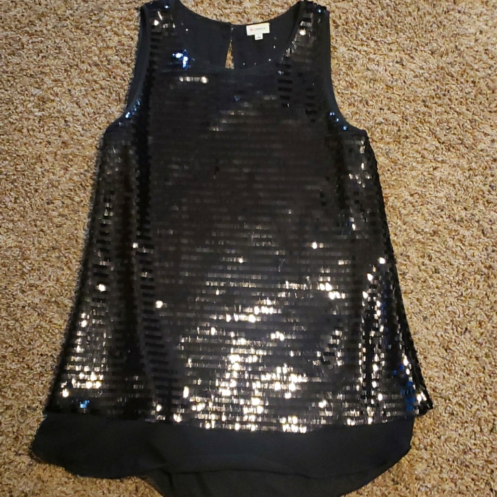 Cremieux sequin top